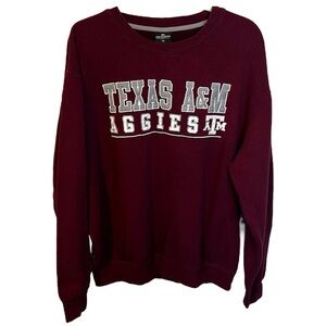 Texas A&M Aggies Men’s XL Colosseum Maroon Crew Neck Sweatshirt